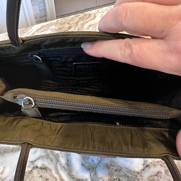 Certificate of Authenticity Prada Army Green Nylon Handbag Purse $1575 - Picture 13 of 16